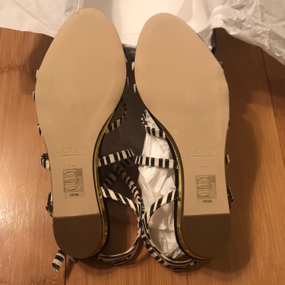 J.Crew “Emmaline” Mini-Wedge Sandals size 7 - Picture 5 of 8